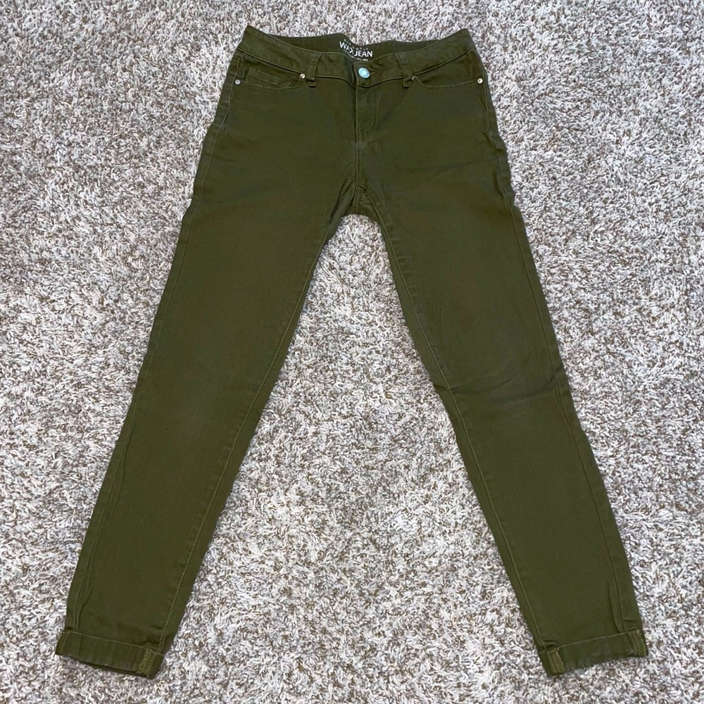 WAX JEAN BASIC WEAR Skinny Jeans Green Size 5